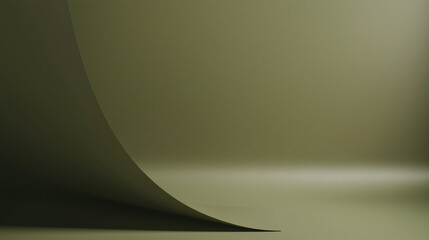 Poster - Elegant Matte Olive Green Background for Creative Designs and Projects
