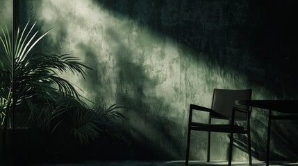 Poster - Serene Green Forest Ambiance with Subtle Light and Tranquil Atmosphere
