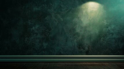 Poster - Classic Smooth Green Wallpaper with Subtle Light and Elegant Tone