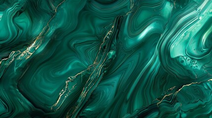 Poster - Beautiful Rich Jade Green Abstract Background with Smooth Transition