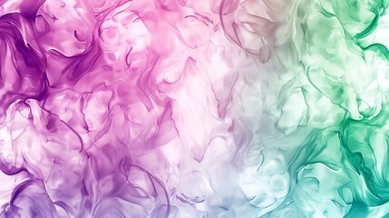 Poster - Colorful abstract swirling shapes creating a soft gradient of color