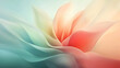 © dims - Abstract Pastel Floral Background with Soft Waves and Gradient Colors