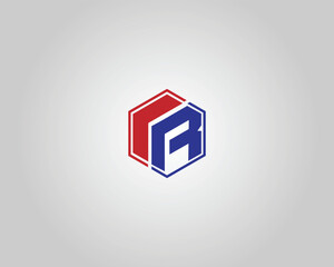 Poster - RR Letter Initial Logo Design Icon Vector Template