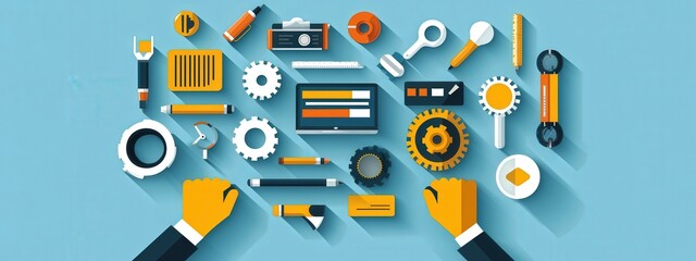 Aufkleber - Integrating digital tools in traditional business settings