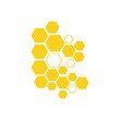 © Micro Pixel Market - honeycomb bee icon on white background. honeycomb icon for your web site design, logo, app, UI. flat style. honey comb sign.