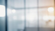 © al-sultan - Blurry image depicting an abstract modern office interior with muted colors and a calm atmosphere. Premium modern bokeh photos for poster, banner and print backgrounds.