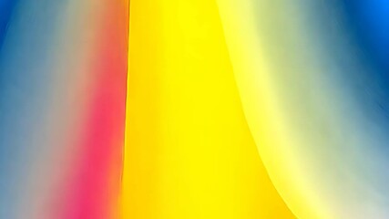 Poster - Abstract Background of Gradient Colors in Blue Yellow and Pink With Smooth Transitions and Dynamic Design