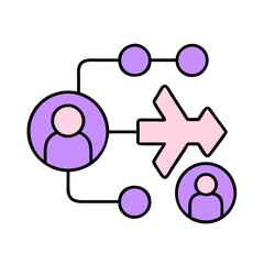 Poster - Network Connections, Data Flow, Information Sharing, System Integration, People Collaboration