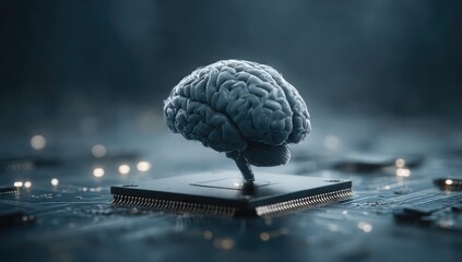 Poster - Gray Brain Model on Dark Computer Processor