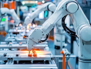 Poster - Robotic Arm in Manufacturing Line for Automation and Precision Tasks