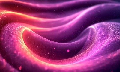 Fototapete - Mesmerizing Abstract Fluid with Swirling Purple and Pink Hues, Perfect for Background