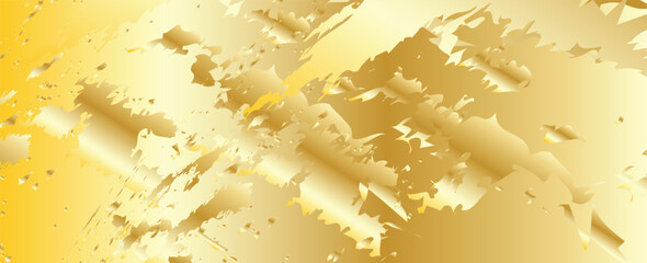 Poster - Gold rough metal gradation background and texture. for inscription sale wallpaper decoration element.poster design.