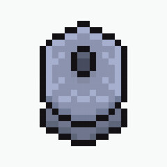 Fototapete - computer mouse pixel art icon vector illustration.