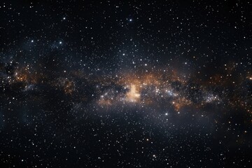 Wall Mural - stellar formation and distant galaxies captured in a breathtaking cosmic panorama at night