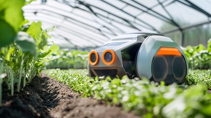 Poster - Autonomous robot monitoring crops growing in a greenhouse