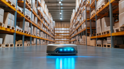 Poster - an ai powered autonomous warehouse robot managing inventory, picking, and sorting items with high ef