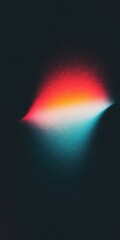 Wall Mural - abstract gradient light burst on dark background with vibrant red and blue colors