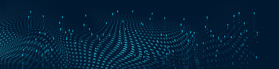 Wall Mural - high speed. abstract technology background. vector