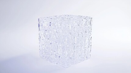 Poster - a simple yet elegant glass vase featuring a smooth surface and clear design perfect for displaying f