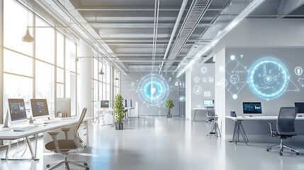 Poster - an ai powered system optimizing building energy consumption in smart offices, office building with r