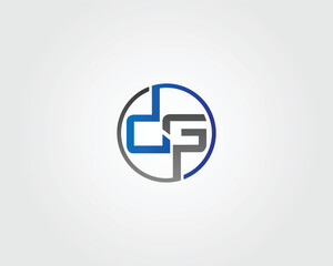 Poster - Modern letter DG logo design Creative Trendy Vector Template.