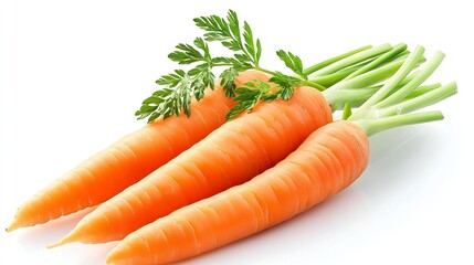 Poster - Fresh Organic Carrots with Green Tops Ready for Harvesting and Cooking : Generative AI