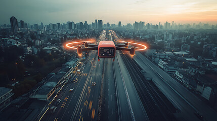 Poster - An AI powered system automating autonomous delivery by analyzing real time traffic, weather, and road conditions for efficient drone or vehicle routing