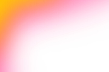 Abstract transparent pink and orange gradient overlay background with black corner.
