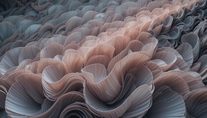 Poster - Flowing abstract patterns digital art stunning curves modern design high-resolution visuals hypnotic textures eye-catching aesthetics