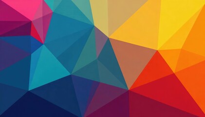 Wall Mural - geometric abstract shapes, bold colors, modern style, design, minimal
