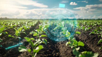 Poster - an ai powered system enhancing agriculture by analyzing soil conditions, crop health, and weather da