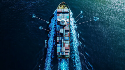 Poster - An AI powered system enhancing autonomous shipping by analyzing real time weather conditions, cargo data, and vessel routes for safer and faster maritime transportation