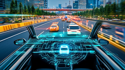 Poster - An AI powered system enhancing autonomous vehicle navigation by analyzing real time traffic, road conditions, and sensor data