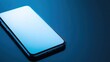 © JK_kyoto - Modern smartphone on a blue background with reflection