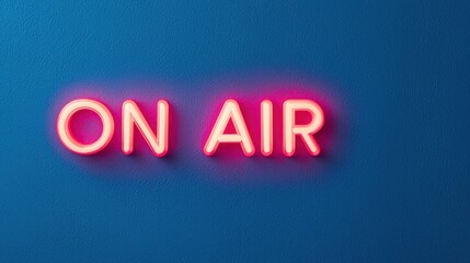 Poster - Bright Neon Sign Displaying 