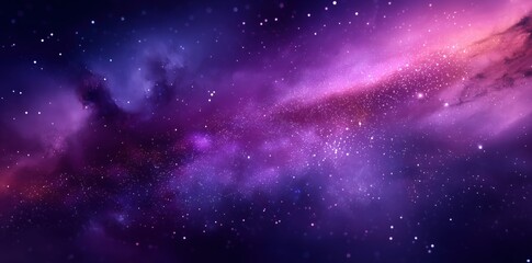 abstract purple galaxy background with stars and nebula for space themed banner and cosmic design co
