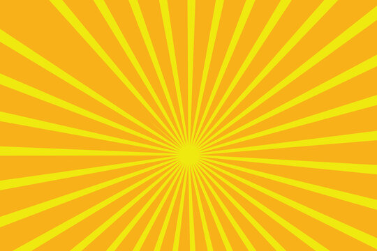 Yellow comic book blast vector explosion