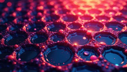 Wall Mural - intricate tessellated hexagons forming complex geometric design, symmetry, modern
