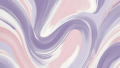 Poster - Abstract Swirls of Pastel Colors Forming a Watercolor Painting Texture