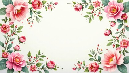 Wall Mural - soft pastel floral paisley, delicate vines and blooms , flowers, romantic, repeat