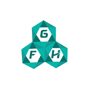 GFH creative minimalist letter logo. GFH unique vector initials alphabet letter logo designGFH creative minimalist letter logo. GFH unique vector initials alphabet letter logo design