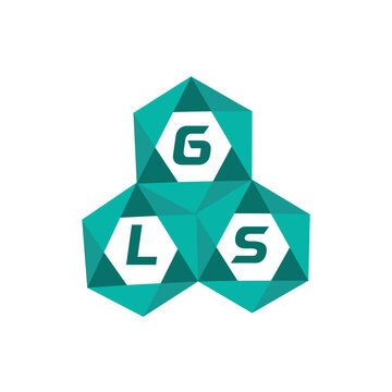 GLS creative minimalist letter logo. GLS unique vector initials alphabet letter logo design