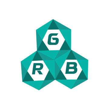GRB creative minimalist letter logo. GRB unique vector initials alphabet letter logo designGRB creative minimalist letter logo. GRB unique vector initials alphabet letter logo design
