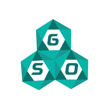 GSO creative minimalist letter logo. GSO unique vector initials alphabet letter logo design