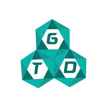 GTD creative minimalist letter logo. GTD unique vector initials alphabet letter logo design