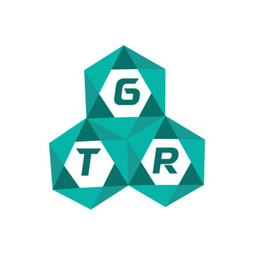 GTR creative minimalist letter logo. GTR unique vector initials alphabet letter logo design