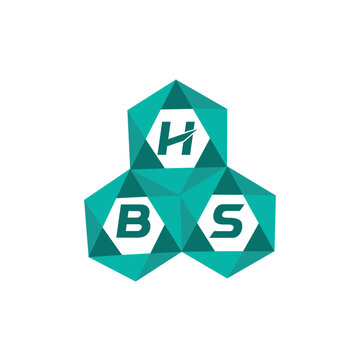 HBS creative minimalist letter logo. HBS unique vector initials alphabet letter logo design
