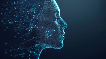 Poster - An AI powered system enhancing real time language translation by analyzing speech patterns and contextual data, futuristic AI-driven language platform, Linguistic technology style