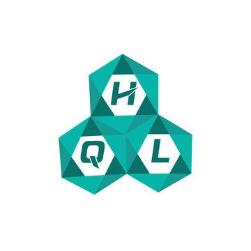 HQL creative minimalist letter logo. HQL unique vector initials alphabet letter logo design