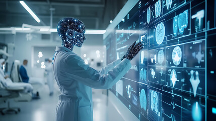 Poster - An AI powered system enhancing remote healthcare by analyzing real time patient data, medical records, and virtual consultation results for accurate diagnosis and treatment